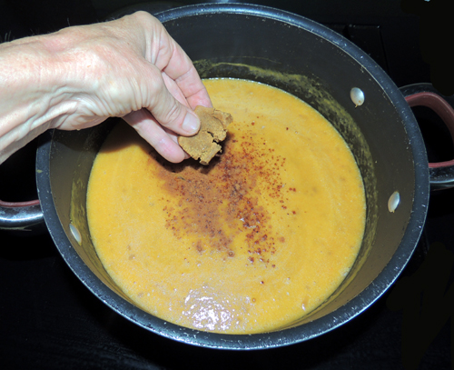 add chicken bouillon 