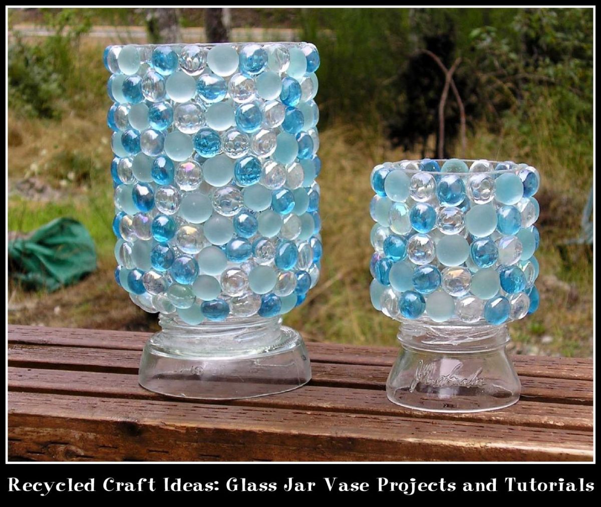 decoupage ideas bowl and Glass Jar Vase Recycled Projects Craft Ideas: