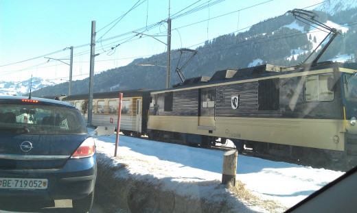 while in Switzerland