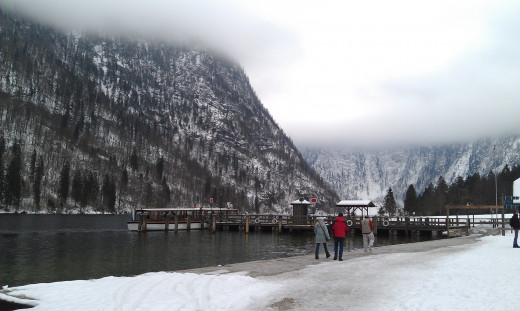 Koenigsee, Germany in winter