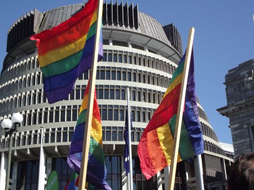 New Zealand's Government Buildings, and Pride Flags
