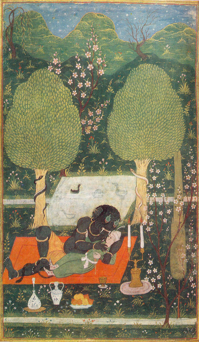 Makhan embraced by an ifrit (1648)