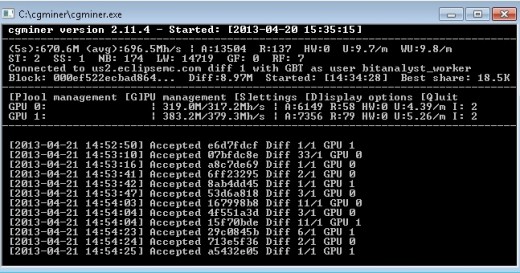   Cgminer -  5