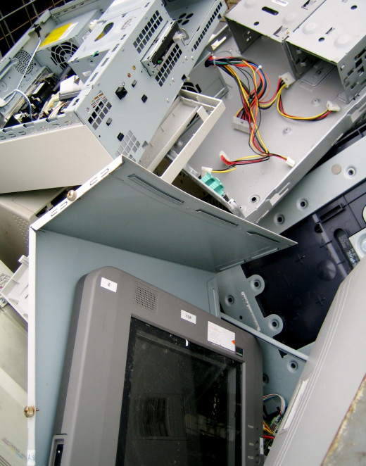 Recycling your e-waste properly can ensure e-waste doesn't get sent to third world countries.