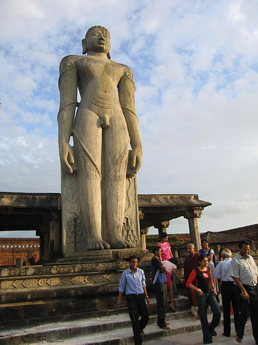 The statue of Mahavira