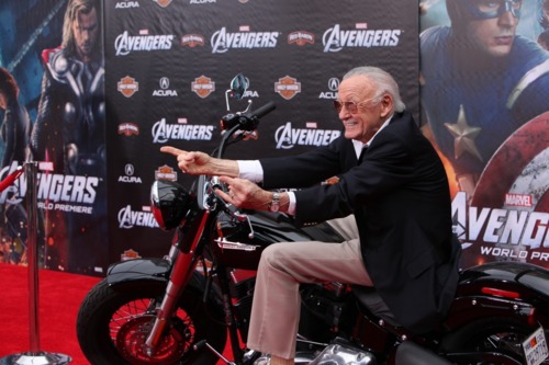 Stan Lee on the Red Carpet