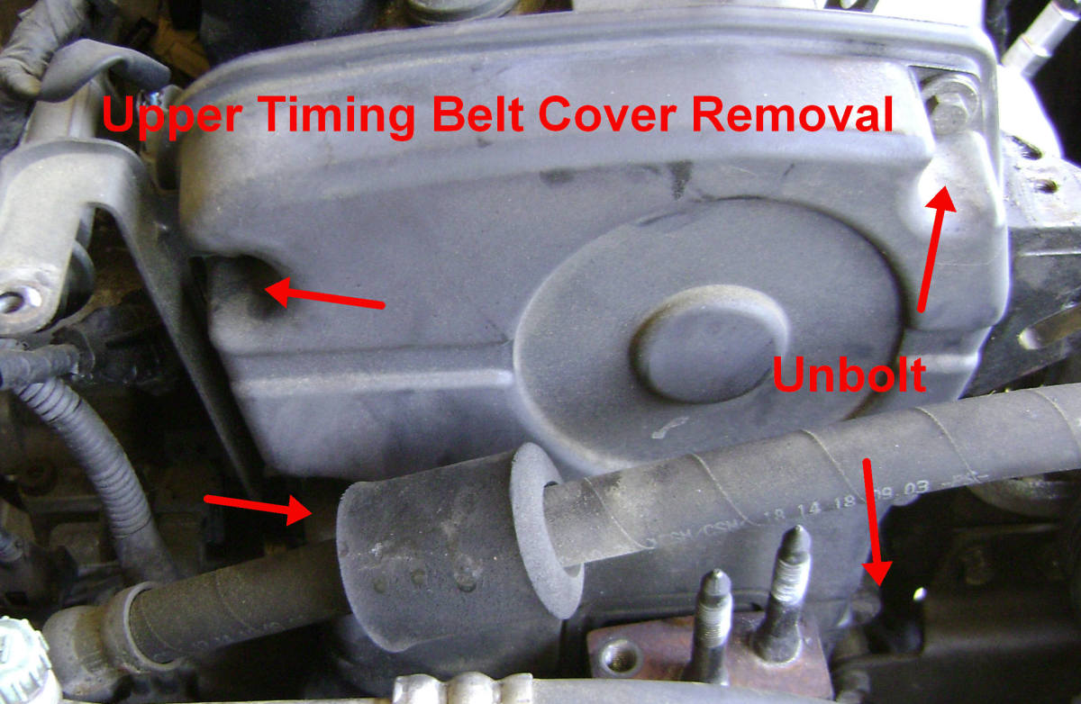 How to Replace the Timing Belt on the Hyundai Elantra or ... accent belt diagram 