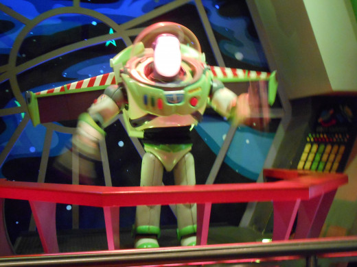 Don't miss Buzz Lightyear's Space Ranger Spin, number 12 for the day's attractions.