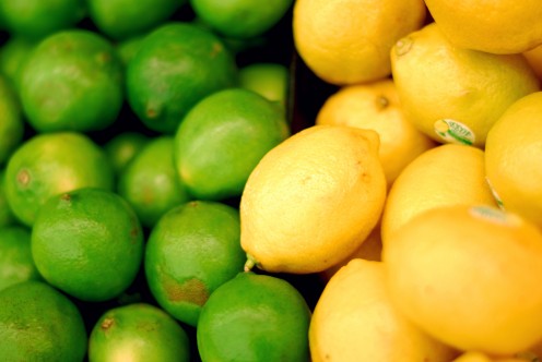  lemons and limes are full of antioxidants and Vitamin C.