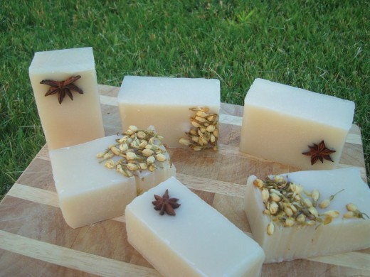 Handmade organic soap is good for our skin as well as good for our environment 