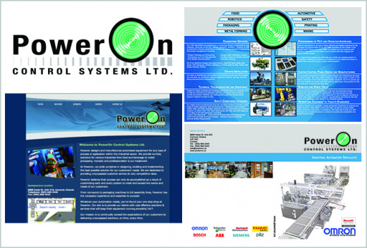 PowerOn branding before the new development.