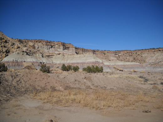 Figure 2:  Paleosols on the Jicarilla Apache Reservation