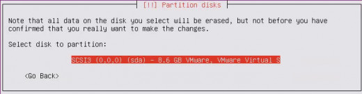 Select your drive, hit "Enter"