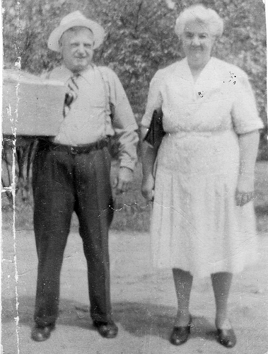 I always wondered what was in the box and why it was important enough to have in the picture. Maybe it's the secret to a long relationship?