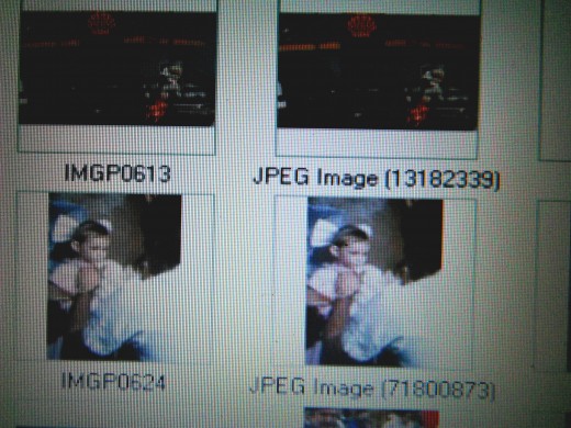 A picture showing original and data recovery file numbers.