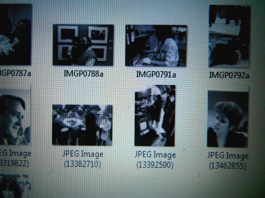 A picture showing original and data recovery file numbers.