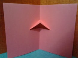 Simple one cut and one fold technique to create beautiful pop ups