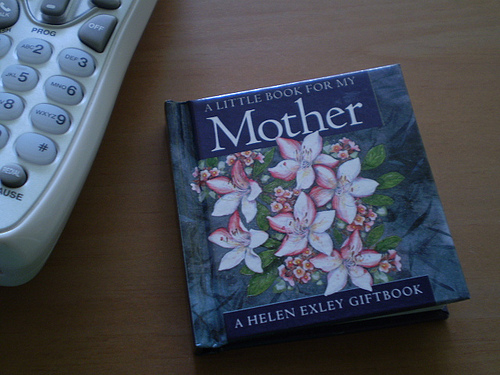 A book honoring a mother is a special gift.