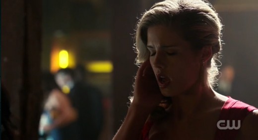 This is Felicity thinking about having Oliver inside her... ear.