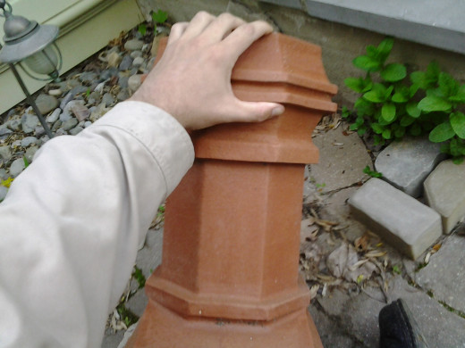 Checking the Weight of a Chimney Pot