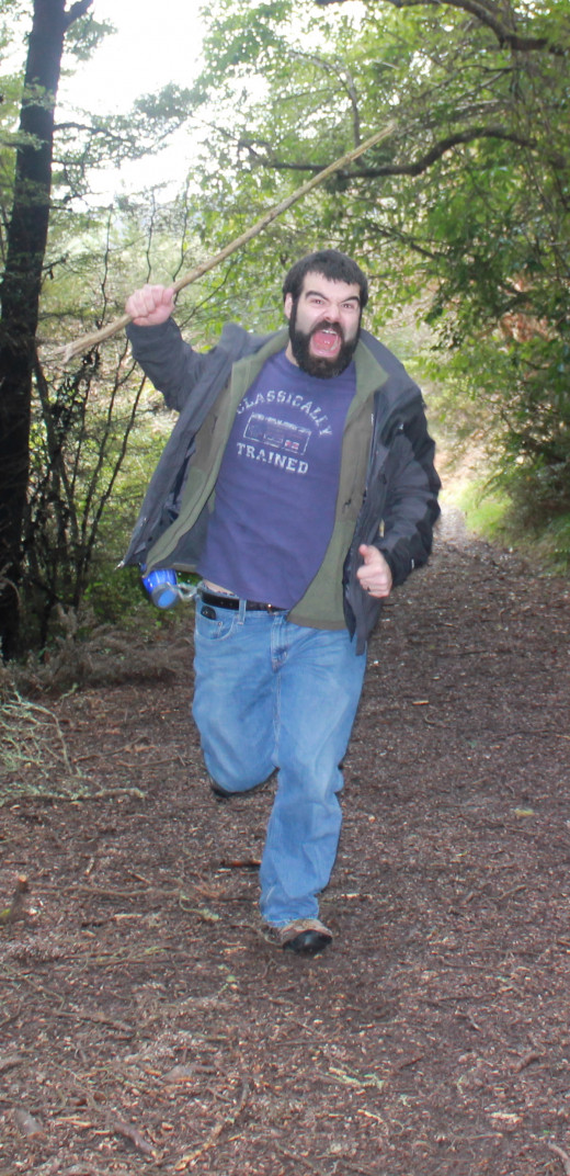 Me rushing back to return your comment.....with a big stick in my hand.