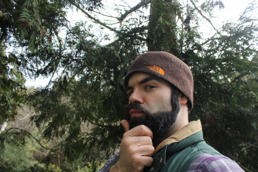 Hey there. Contemplative. 