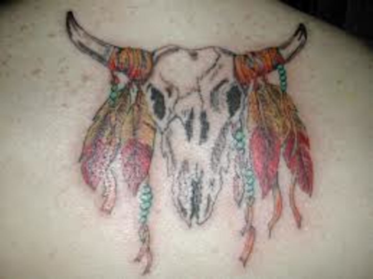 Bull Skull Tattoo Designs and Meanings | TatRing