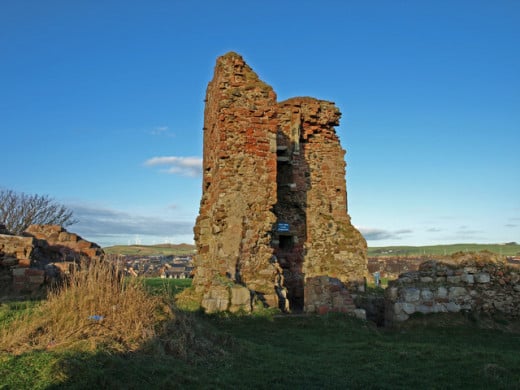 Not much left of Ardrossan castle these days but it has a long and bloody History.