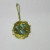 yellow wire with blue beads