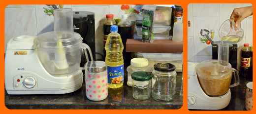 All you need in the next step. Be careful not to add too much oil.