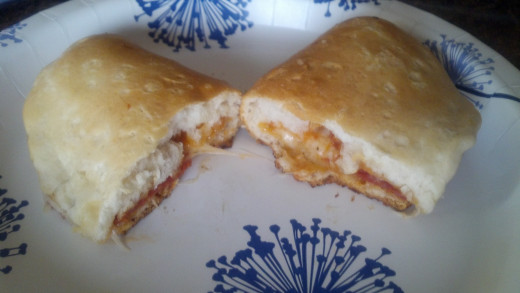 Grilled Pizza Pockets