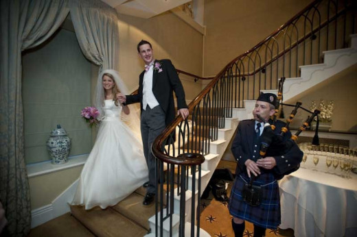 Wedding Bagpipe Player