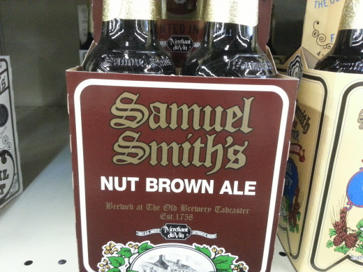 Sam Smith's Nut Brown Ale, bold and nutty.