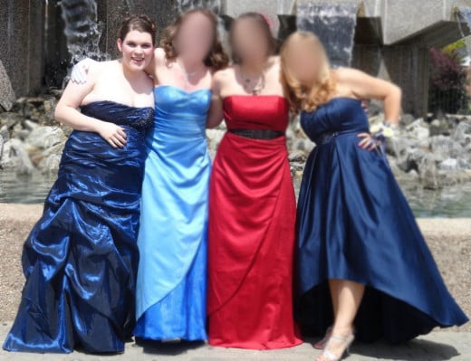 Me with my friends, Prom 2012