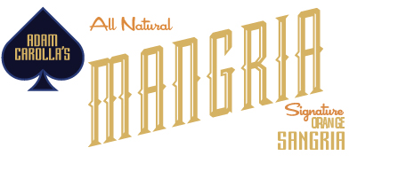 Mangria is Orange Sangria with a manly kick!