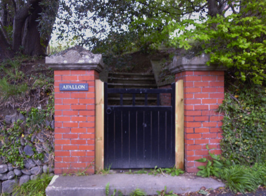 A grand house where a retired School Headmaster and his wife used to live.