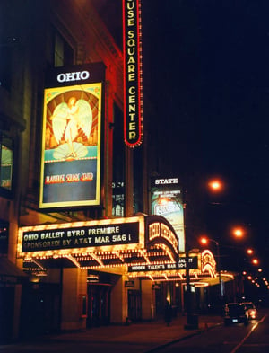 Cleveland's Playhouse Square, where you are likely to see just about every emotion on display