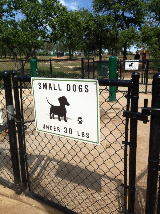 Cedar Park Bark Park - Small Dogs under 30lbs Entrance  - Cedar Park TX