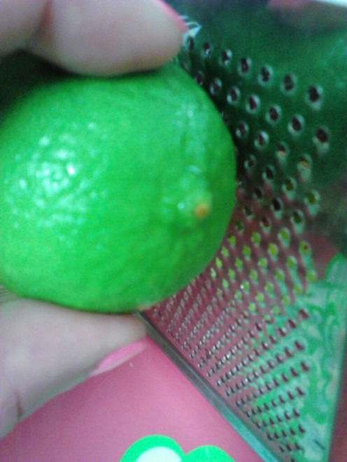 Grate Lime Zest