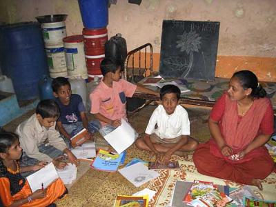 Pratham - Donated library