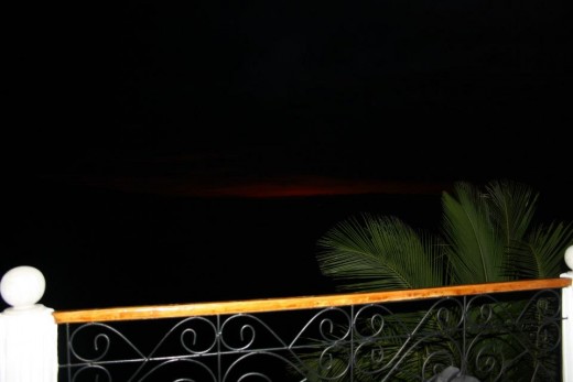 Santander, Liloan,  Cebu, Philippines, Hotel Eden Resort - The Sunset Viewing From The Terrace