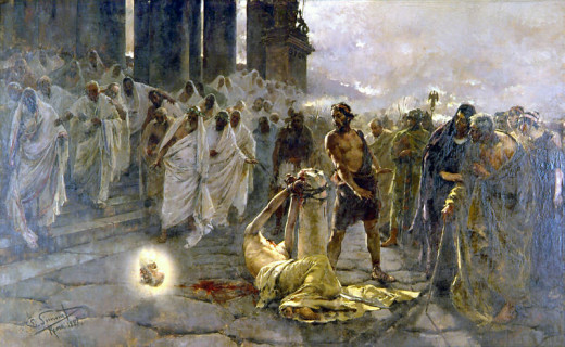 The Beheading of St. Paul, by E. Simonet (1887)