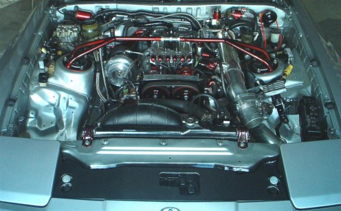 7M-GTE with upgraded turbocharger, intake manifold, and more