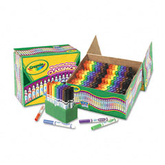 Washable art markers from Crayola.