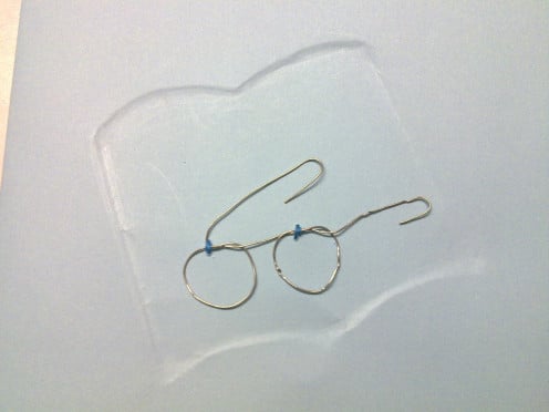 Sewing the glasses is a piece of cake!