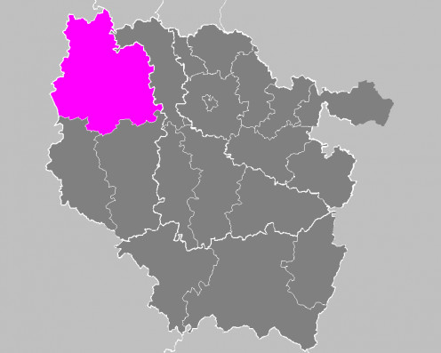 Map location of Verdun 'arrondissement'