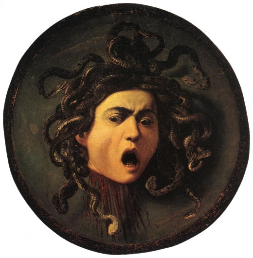 Medusa by Caravaggio (1595)