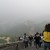 Walking down on the Great Wall
