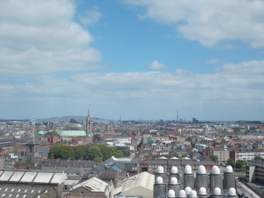 The View of Dublin from the Guinness Stockhouse