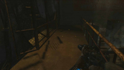 Metro Last Light stop the fan turning by pressing a button and get past the fan in the Red Line Mission